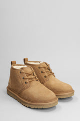 UGG Neumel Lace Up Shoes In Leather Color Suede - Women - Piano Luigi