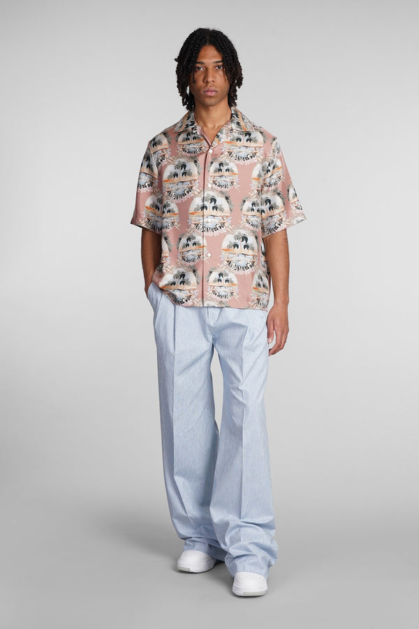 AMIRI Shirt In Multicolor Silk - Men