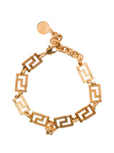 Versace Gold-colored Greca Chain Bracelet In Brass Woman - Women - Piano Luigi