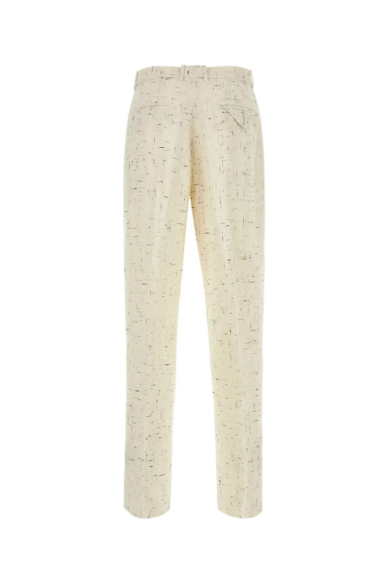 Bottega Veneta Ivory Viscose Blend Pant - Men