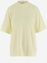 Burberry Cotton Terry T-shirt With Ekd - Women