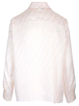 Fendi White ff Silk Shirt - Women