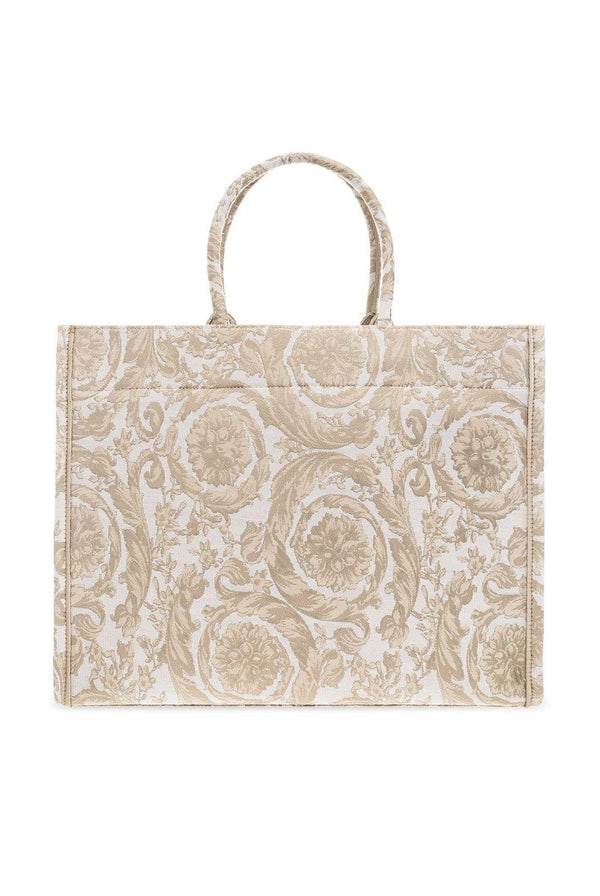 Versace Athena Barocco Jacquard Large Tote Bag - Men