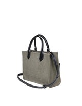 Balmain B-army Shopper Bag In Canvas With Logo - Women