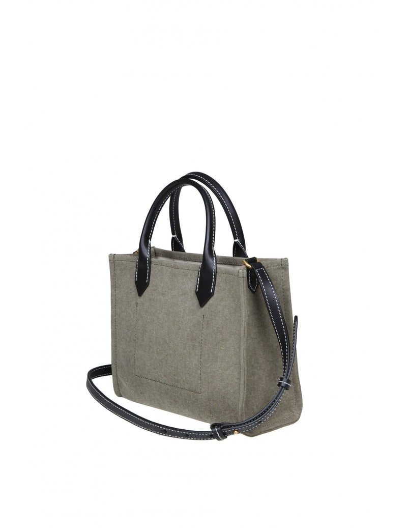 Balmain B-army Shopper Bag In Canvas With Logo - Women