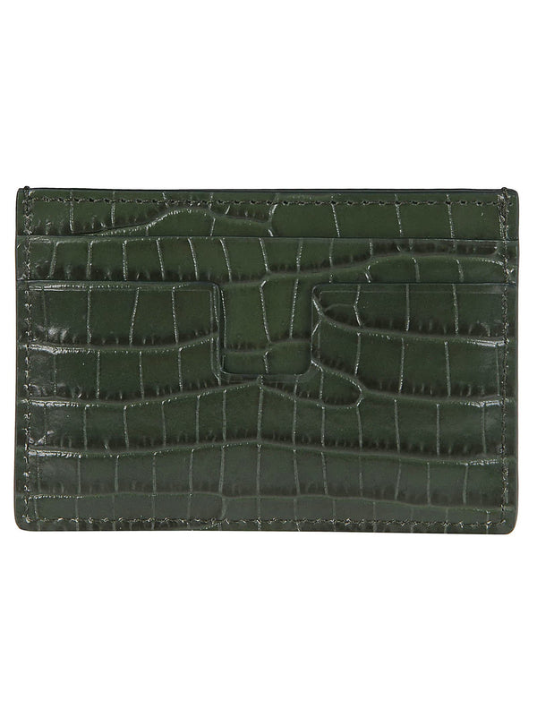 Tom Ford Printed Alligator Credit Card Holder - Men