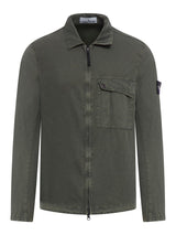 Stone Island Zip Up Long-sleeved Shirt Shirt - Men