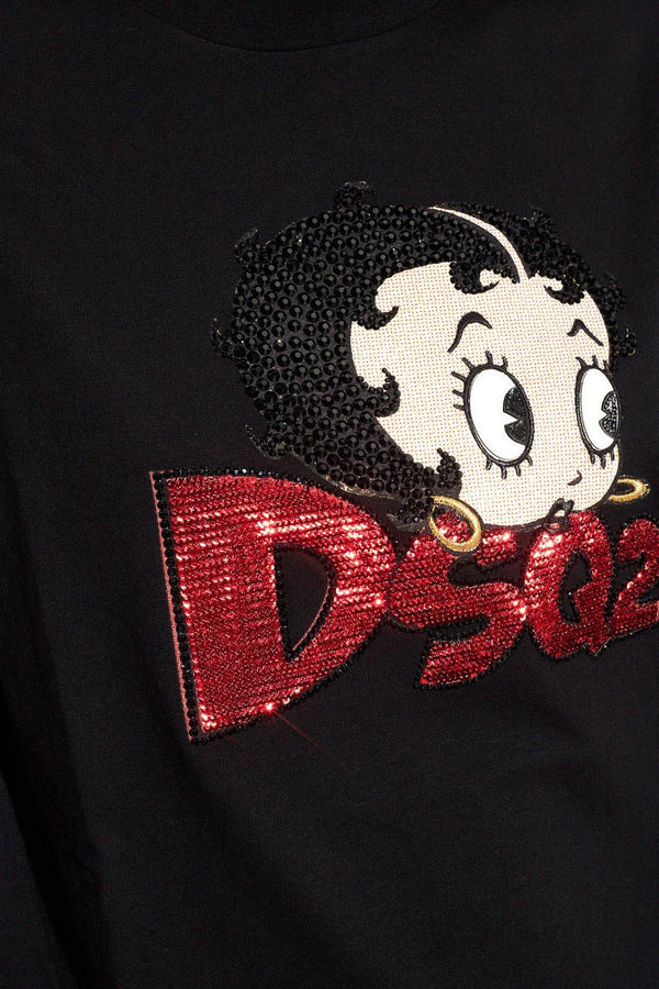 Dsquared2 X Betty Boop Sequin Embellished T-shirt - Women