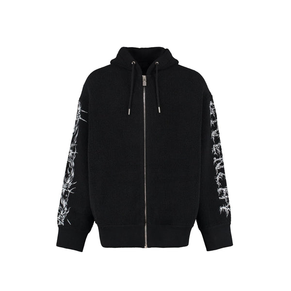 Givenchy Wool Zipped Hoodie - Men