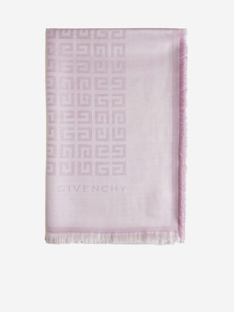 Givenchy 4g Silk And Wool Shawl - Women