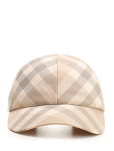 Burberry Check Baseball Hat - Women