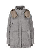 Brunello Cucinelli Wool Flannel Down Jacket - Women