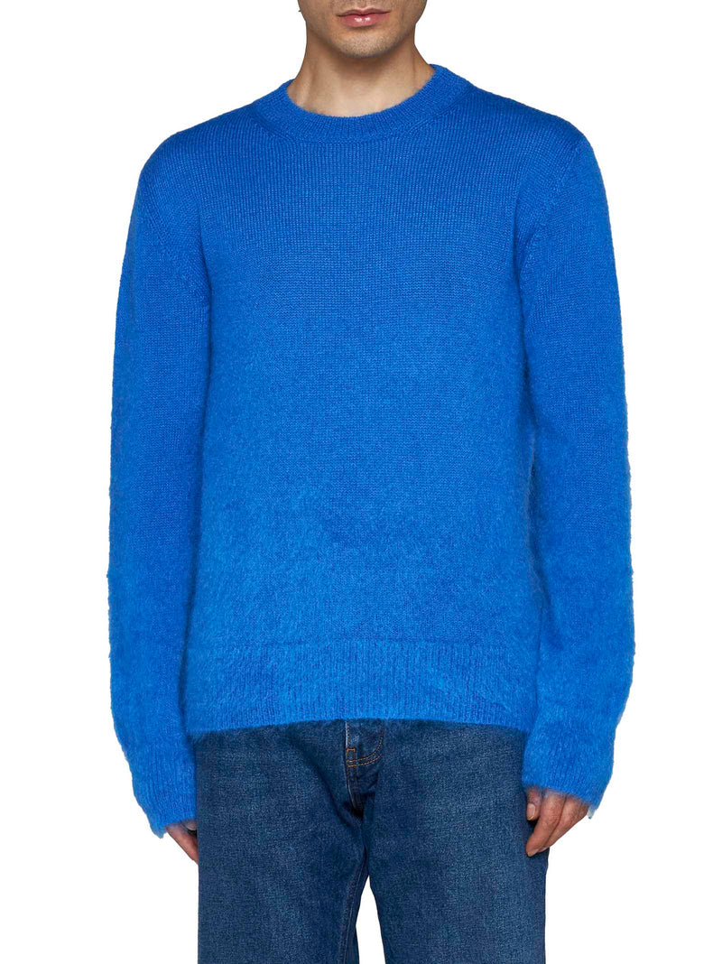 Off-White Mohair Knit Sweater - Men