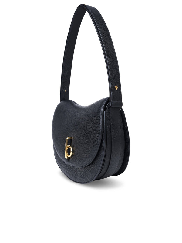 Burberry Medium rocking Horse Black Leather Bag - Women