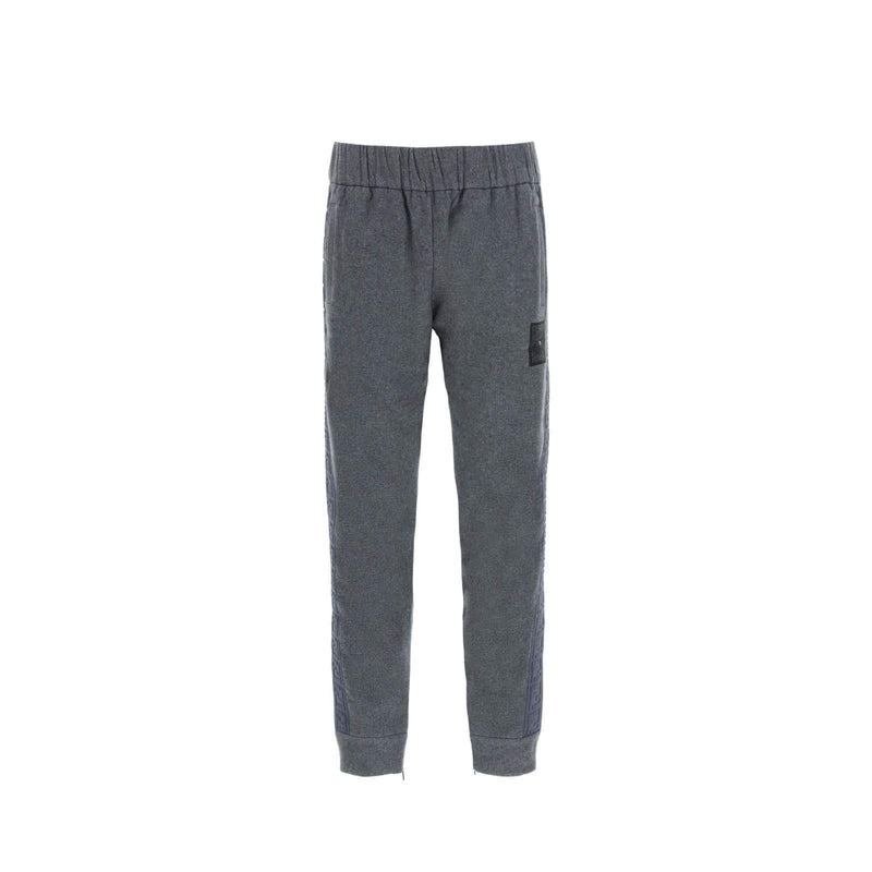 Fendi Cashmere Logo Pants - Men - Piano Luigi