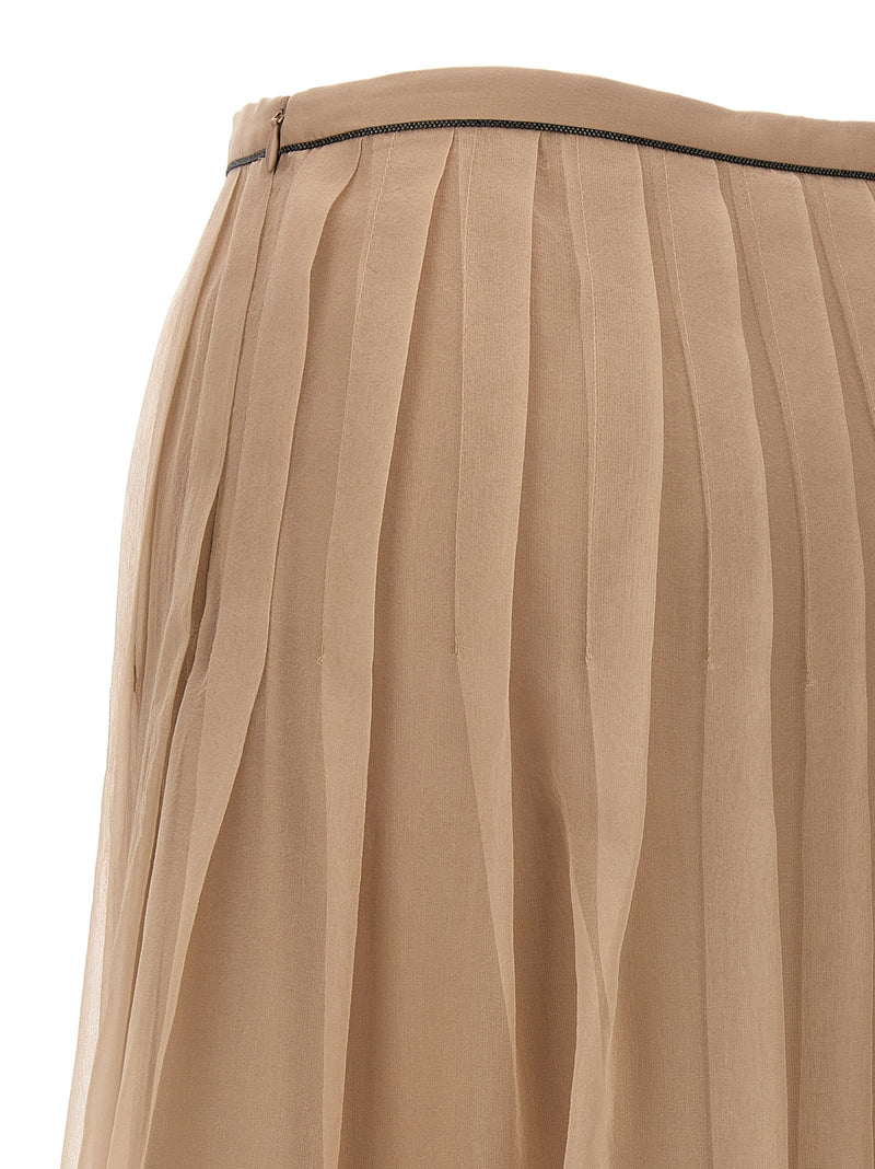 Brunello Cucinelli Pleated Skirt - Women