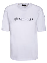 Moncler Logo Print T-shirt White - Women - Piano Luigi