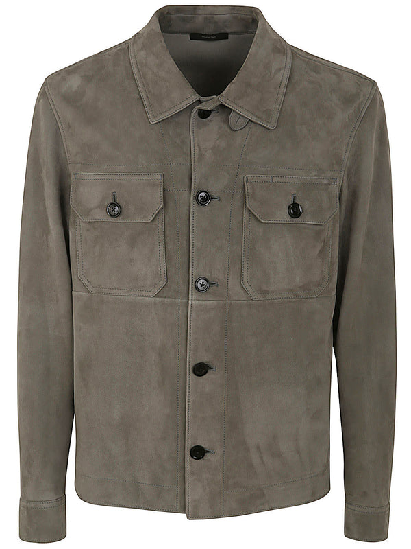 Tom Ford Leather Outwear Shirt - Men