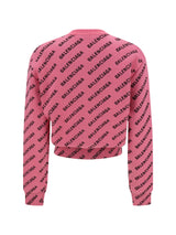 Balenciaga Mini Allover Logo Sweater - Women