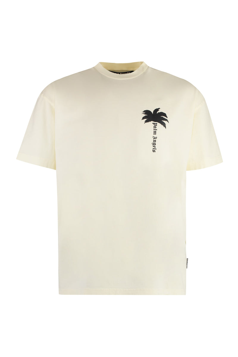 Palm Angels Cotton Crew-neck T-shirt - Men