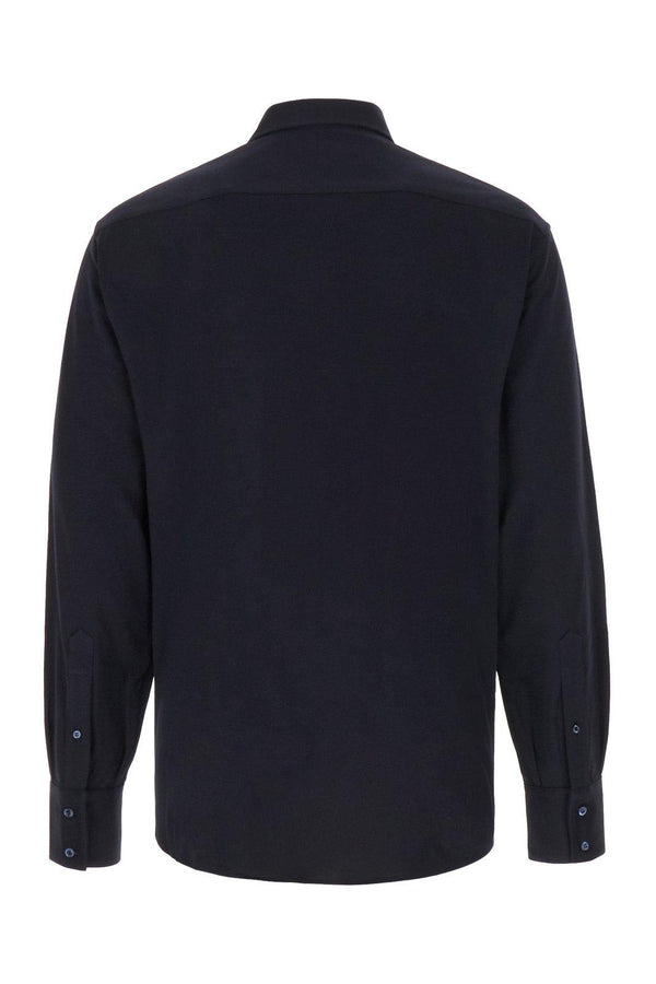 Brunello Cucinelli Spread-collared Buttoned Shirt - Men