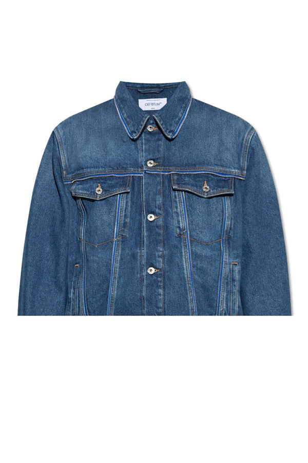 Off-White Denim Jacket - Men - Piano Luigi