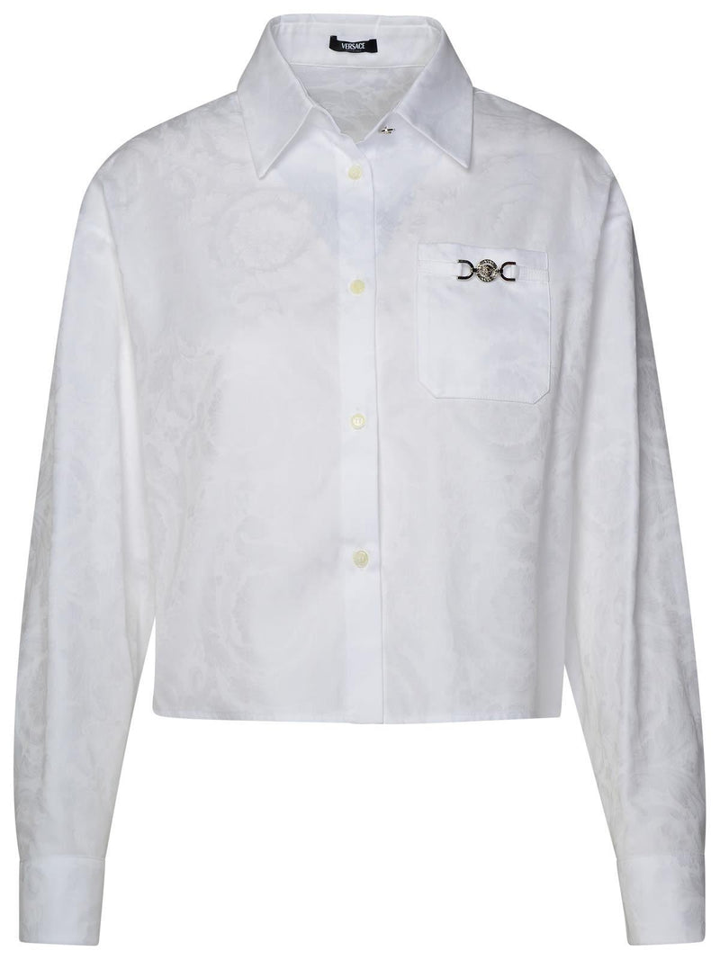 Versace White Cotton Shirt - Women - Piano Luigi