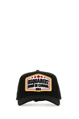 Dsquared2 Black Cotton Baseball Cap - Men