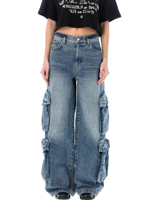 AMIRI Baggy Cargo Jeans - Women