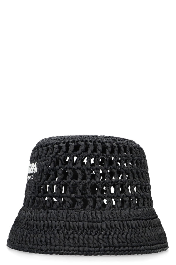 Prada Logo Detail Bucket Hat - Women