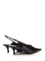 Givenchy Black Leather Slingbacks - Women