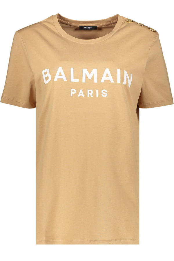 Balmain Logo Print T-shirt - Women - Piano Luigi