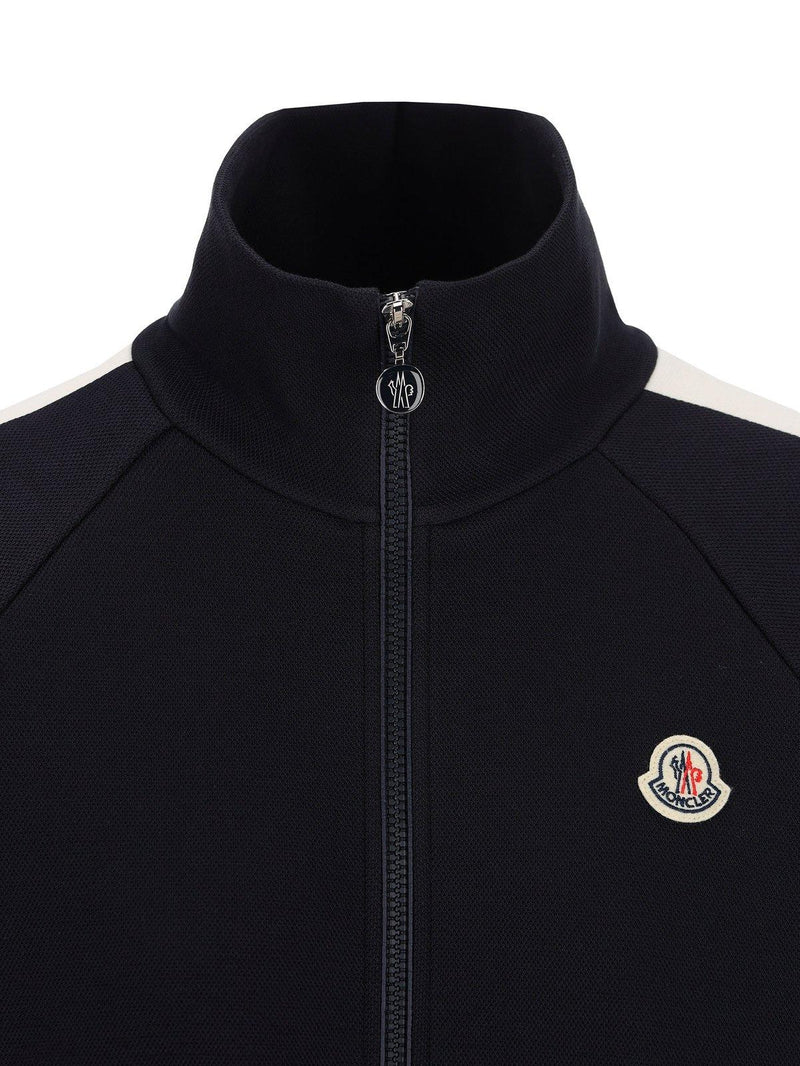 Moncler Logo Patch Zip-up Jacket - Women