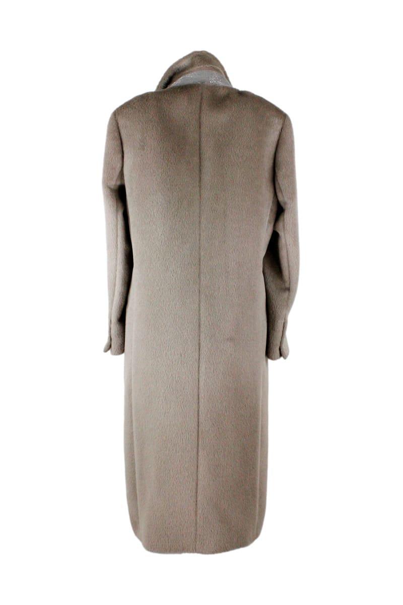 Brunello Cucinelli Long Coat In Alpaca - Women - Piano Luigi