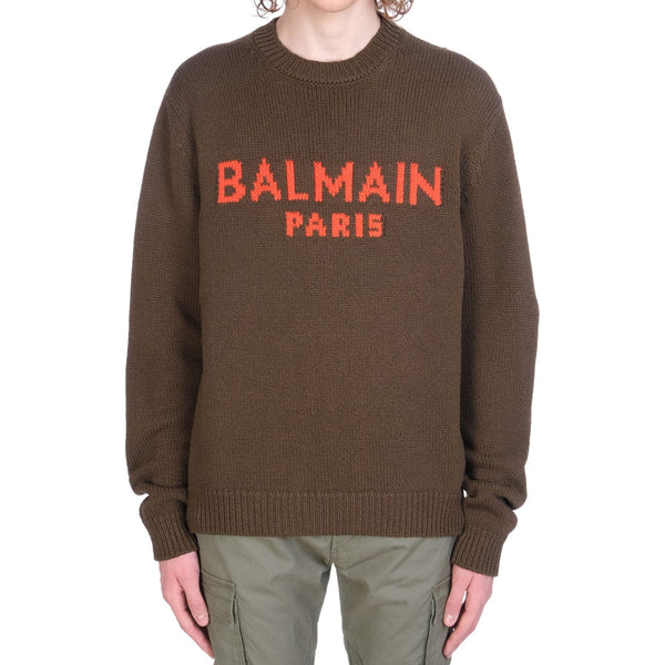 Balmain Wool Logo Sweater - Men