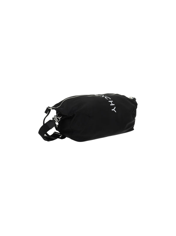 Givenchy Black Nylon G-zip Backpack With Logo - Men