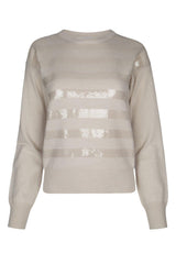 Brunello Cucinelli Stripe Detailed Knitted Jumper - Women