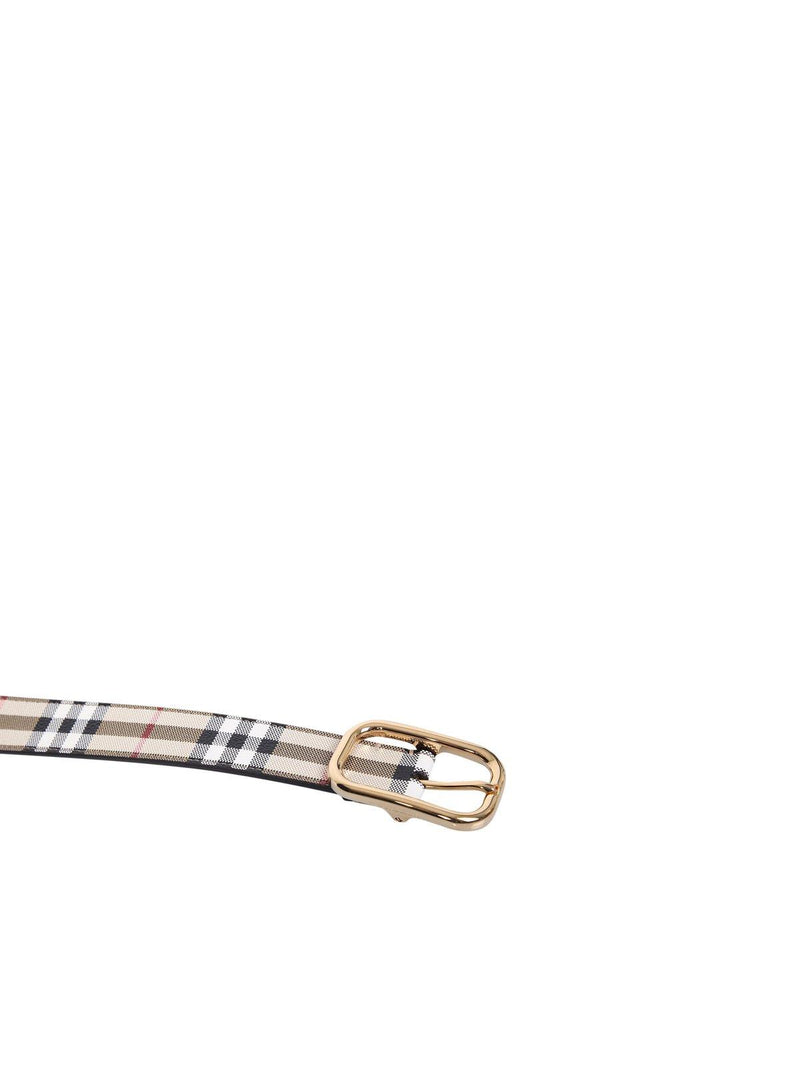 Burberry Checked Belt - Women