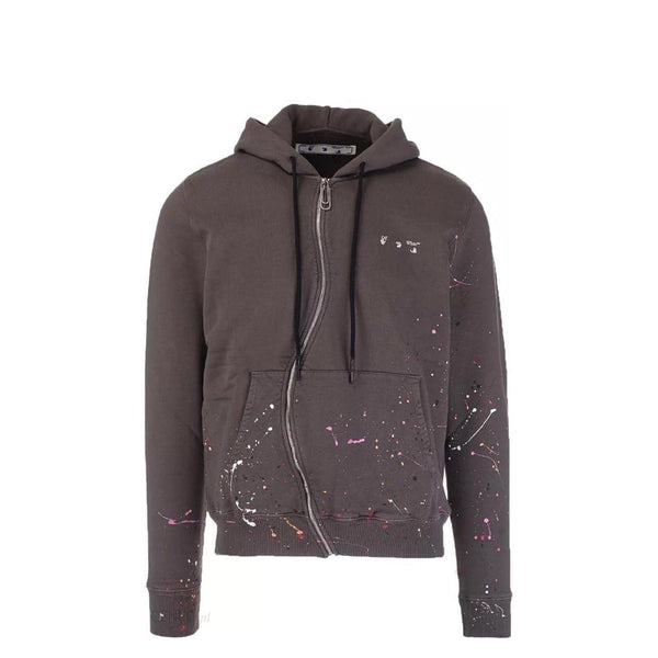 Off-White Paint-splatter Hoodie - Men - Piano Luigi