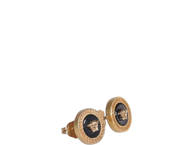 Versace Medusa Enameled Stud Earrings - Women - Piano Luigi