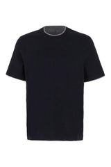 Layered-effect Crewneck T-shirt Brunello Cucinelli - Men