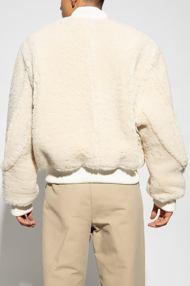 Jacquemus Le Blouson Pilou Shearling Bomber Jacket - Men