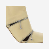 Burberry Peep Leather Boots - Women