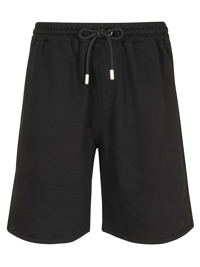 Off-White Ow Emb Skate Sweatshorts Black - Men