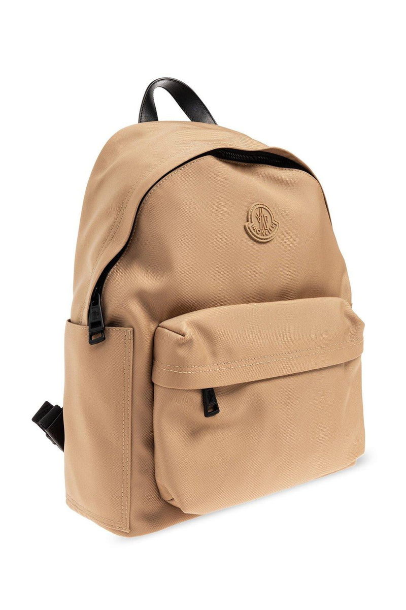 Moncler New Pierrick Logo Patch Zipped Backpack - Men