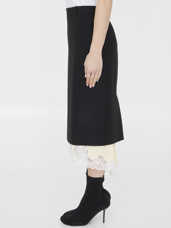 Balenciaga Lingerie Tailored Skirt - Women