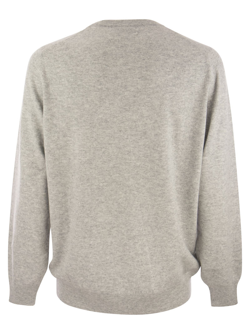 Brunello Cucinelli Pure Cashmere Crew-neck Sweater - Men