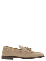 Brunello Cucinelli Suede Moccasins With Tassels - Men