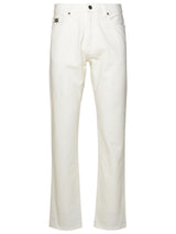 Versace White Cotton Jeans - Men