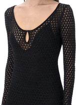 Tom Ford Openwork Lurex Scoop Neck Long Dress - Women